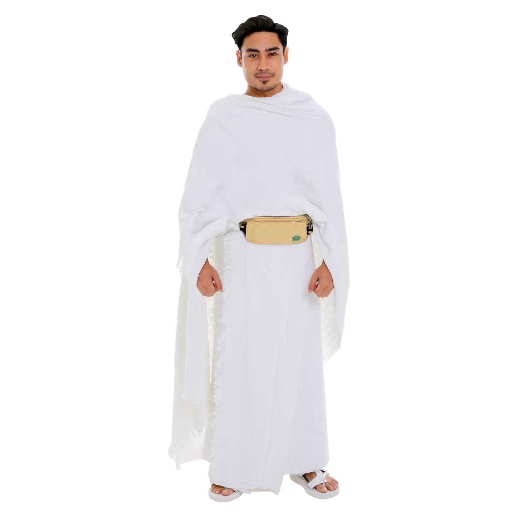 Anti-Theft Waist Bag And Ihram Belt for Men | Beige