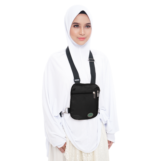 Hajj & Umrah Bag for Women | Black | Hajj Safe