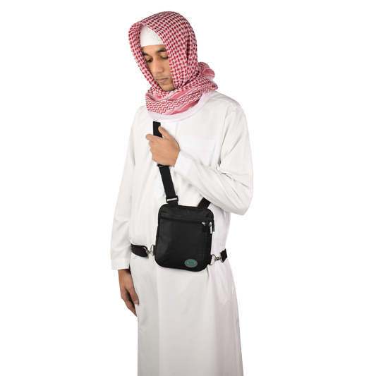 Hajj & Umrah Bag for Men | Black | Hajj Safe
