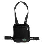 Black Hajj bag for women with adjustable shoulder strap