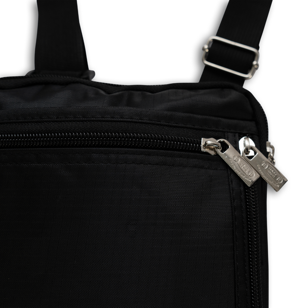 Compact beige pilgrimage bag for women with secure zipper pockets (1)