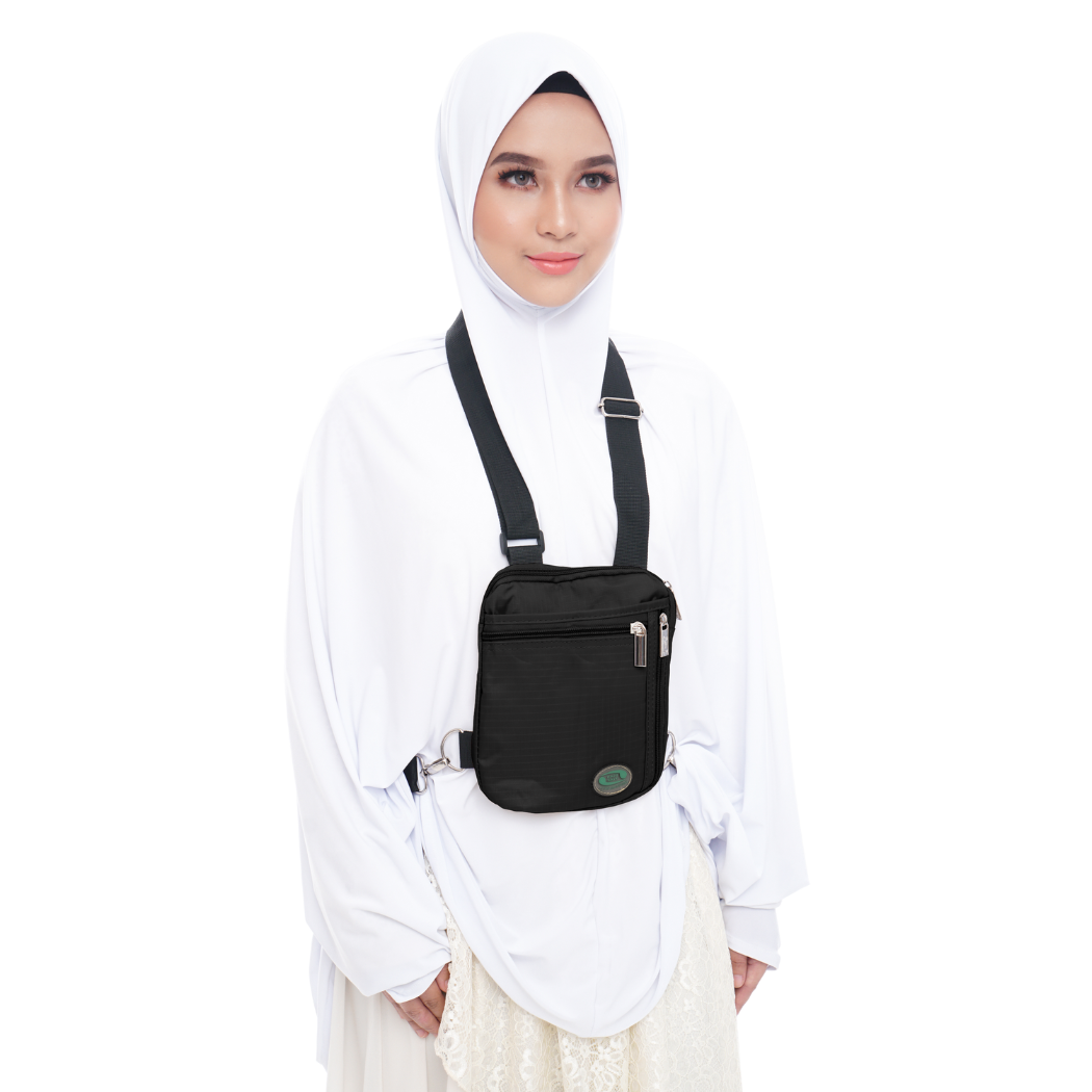 Hajj & Umrah Bag for Women | Black | Hajj Safe