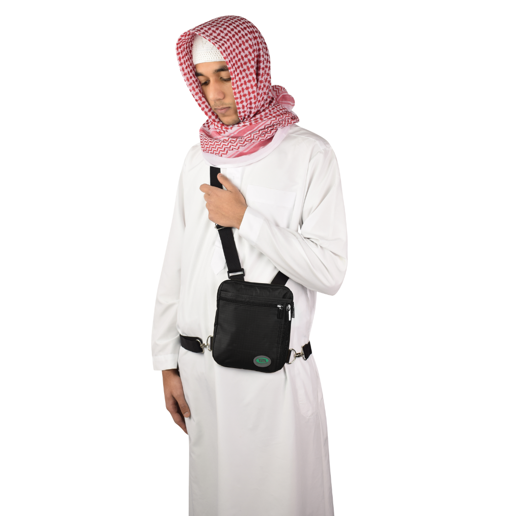 Hajj & Umrah Bag for Men (Black)