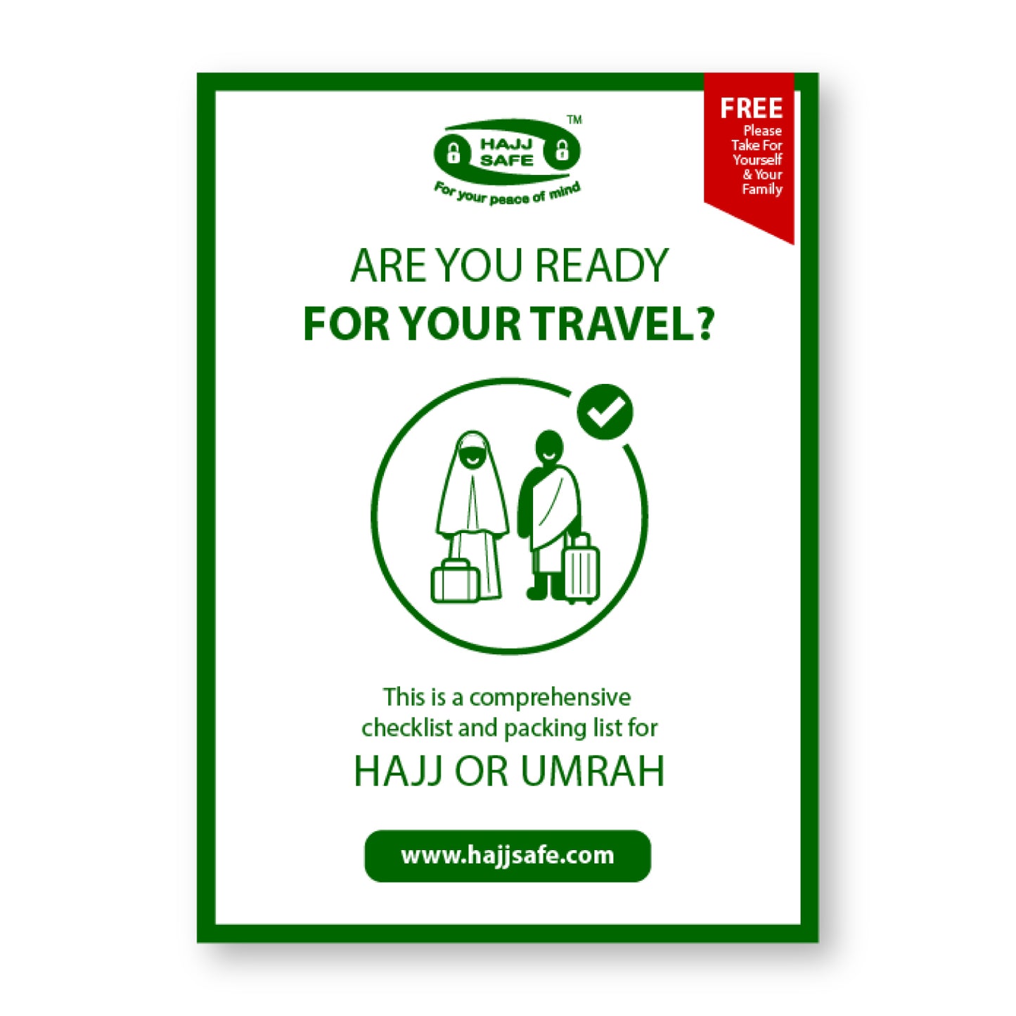 Free Hajj and Umrah Check Packing List