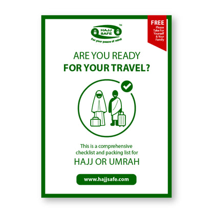 Free Hajj and Umrah Check Packing List