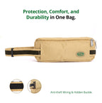 Anti-Theft Waist Bag & Ihram Belt for Men | Beige