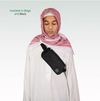 Anti-Theft Waist Bag & Ihram Belt for Men | Black