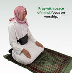 Anti-Theft Waist Bag & Ihram Belt for Men | Black