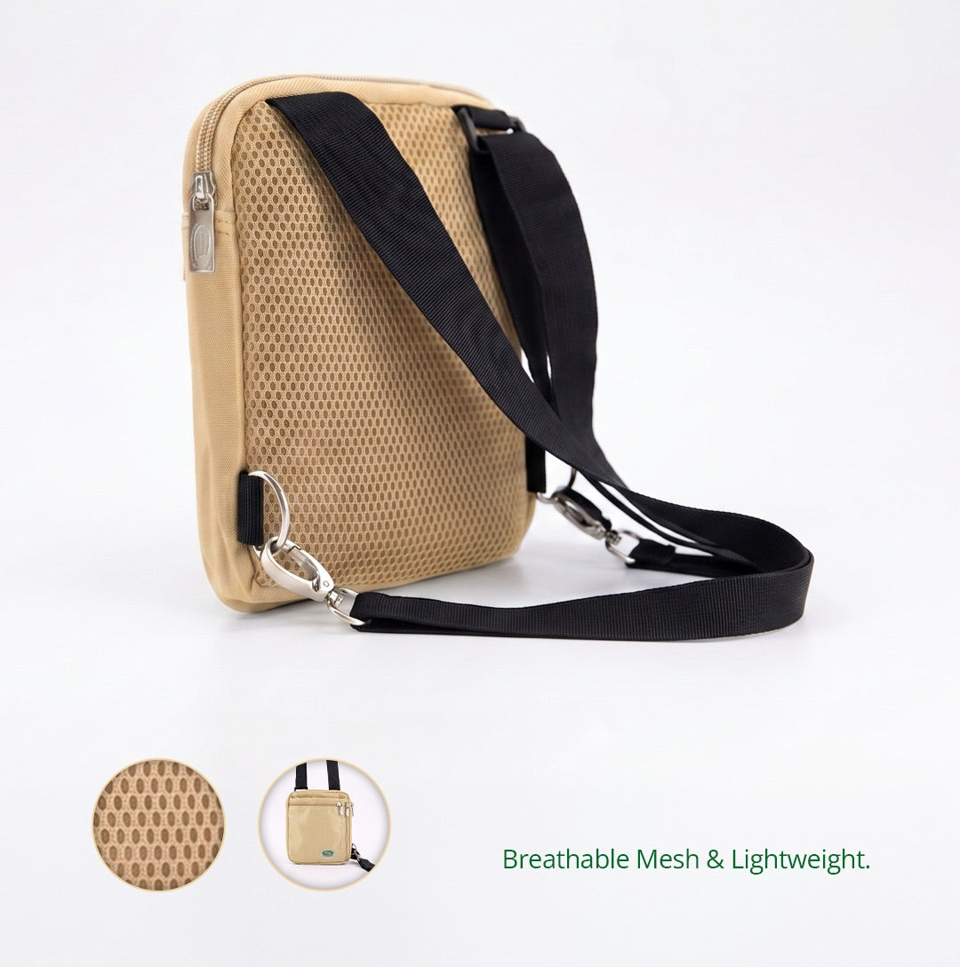 Hajj & Umrah Bag for Men | Beige | Hajj Safe