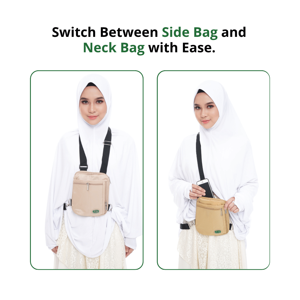 Hajj & Umrah Bag for Women | Beige