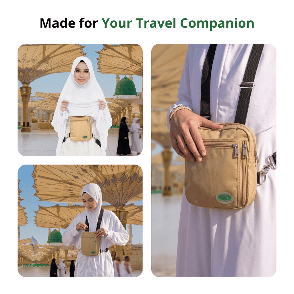Hajj & Umrah Bag for Women | Beige