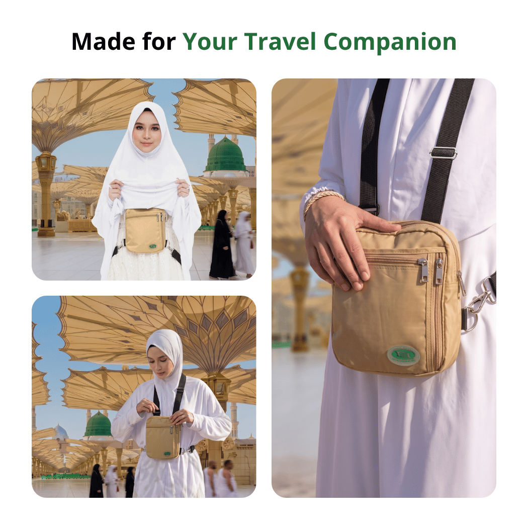 Hajj & Umrah Bag for Women | Beige
