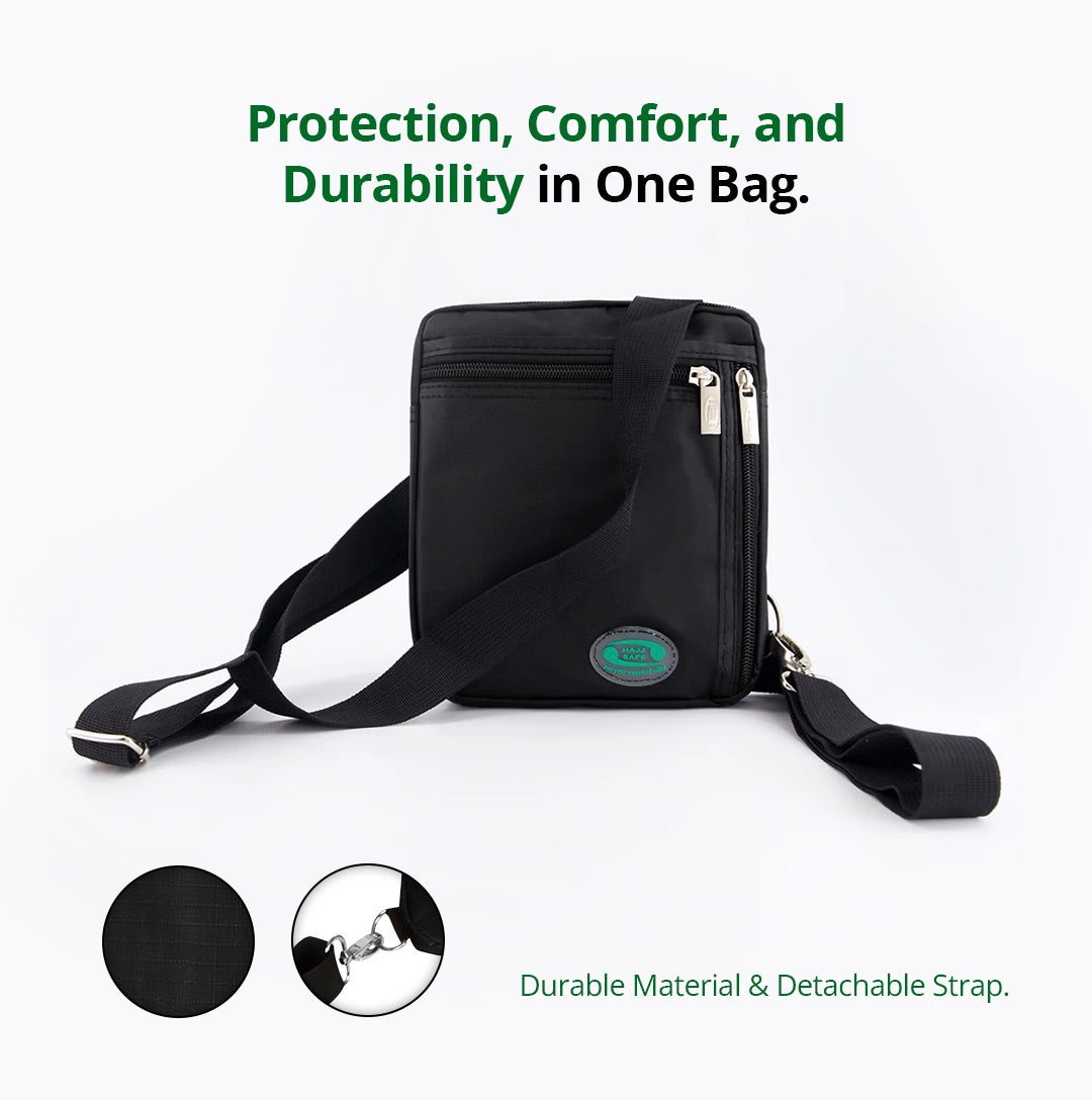 Hajj & Umrah Bag for Men | Black | Hajj Safe