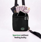 Spacious men's Umrah bag for passport, phone and money