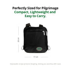 Compact men's Hajj and Umrah bag size and dimensions