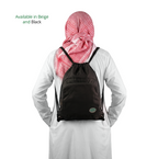 Shoe & Prayer Mat Travel Bag for Hajj & Umrah | Beige