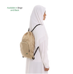 Shoe & Prayer Mat Travel Bag for Hajj & Umrah | Beige