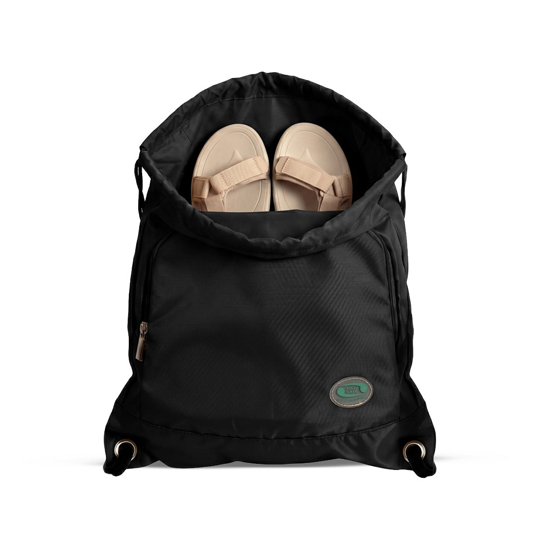 Shoe & Prayer Mat Travel Bag | Perfect for Hajj & Umrah | Black | Hajj Safe