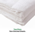 Soft white Turkish cotton Ihram cloth close-up