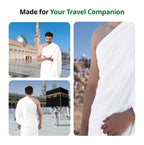 Men's Turkish cotton Ihram for Hajj and Umrah pilgrimage travel